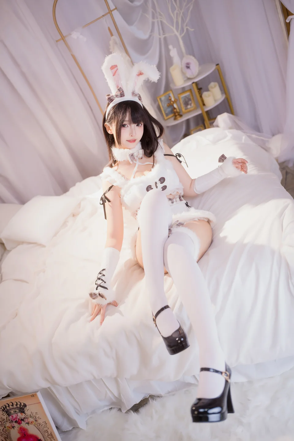 神楽坂真冬 - 毛绒白兔 [75P,2V-318MB] tg@simisebaisi 【丝足阁】019.webp